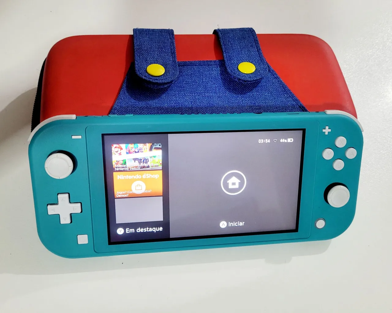 Nintendo Switch Lite - Seminovo - DESBLOQUEADO (Aceito Cartão)