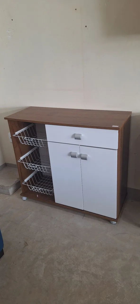 Armário de Cozinha com 2 Portas e Prateleiras