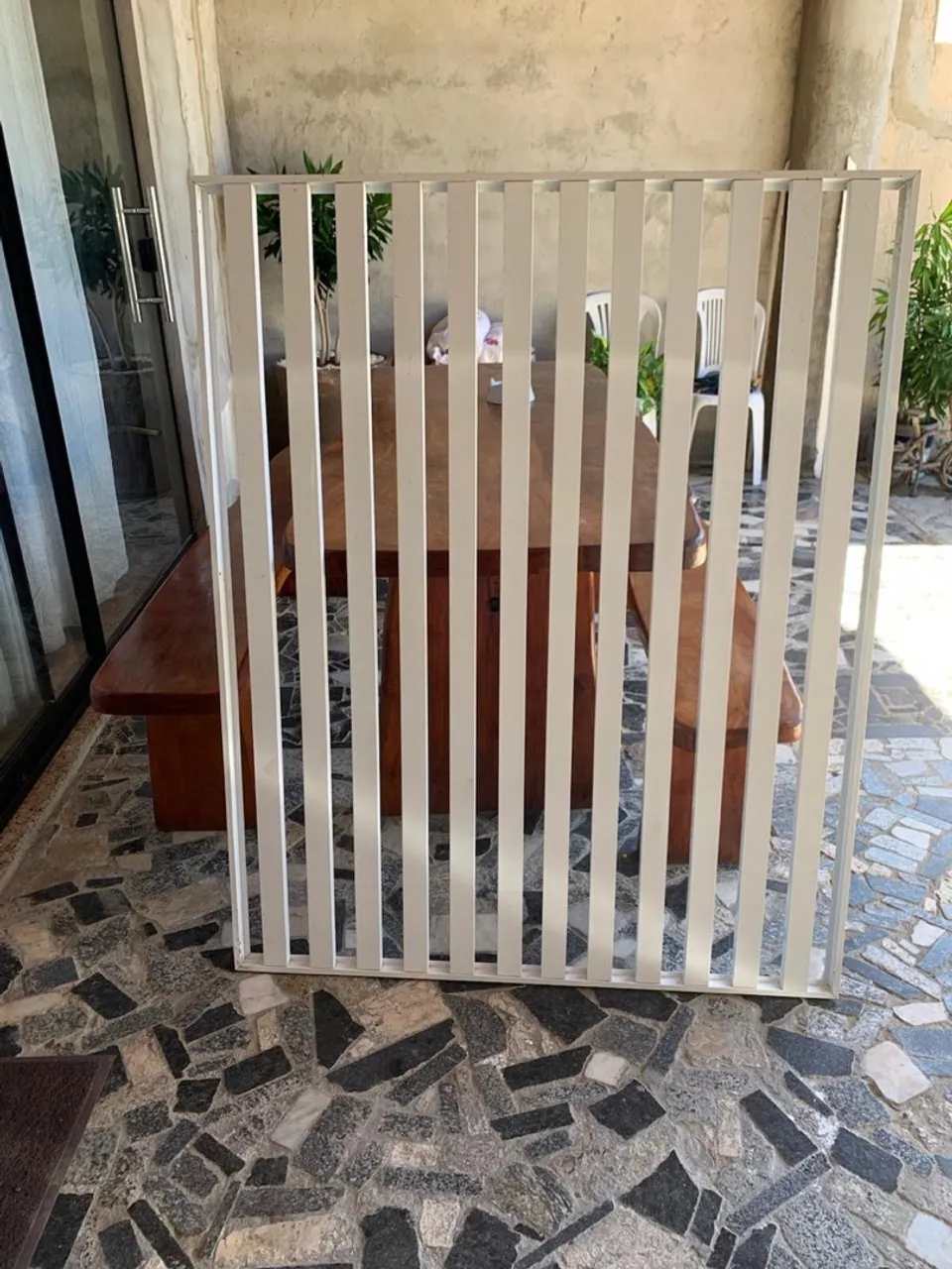 Grade de proteção em alumínio - Nova!!