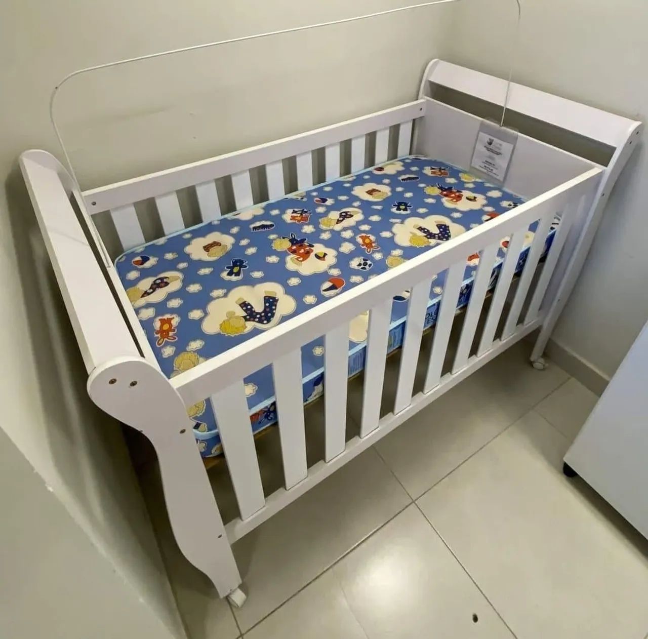 Berço Mini Cama Soninho Branco - R$599,00 - Foto 2