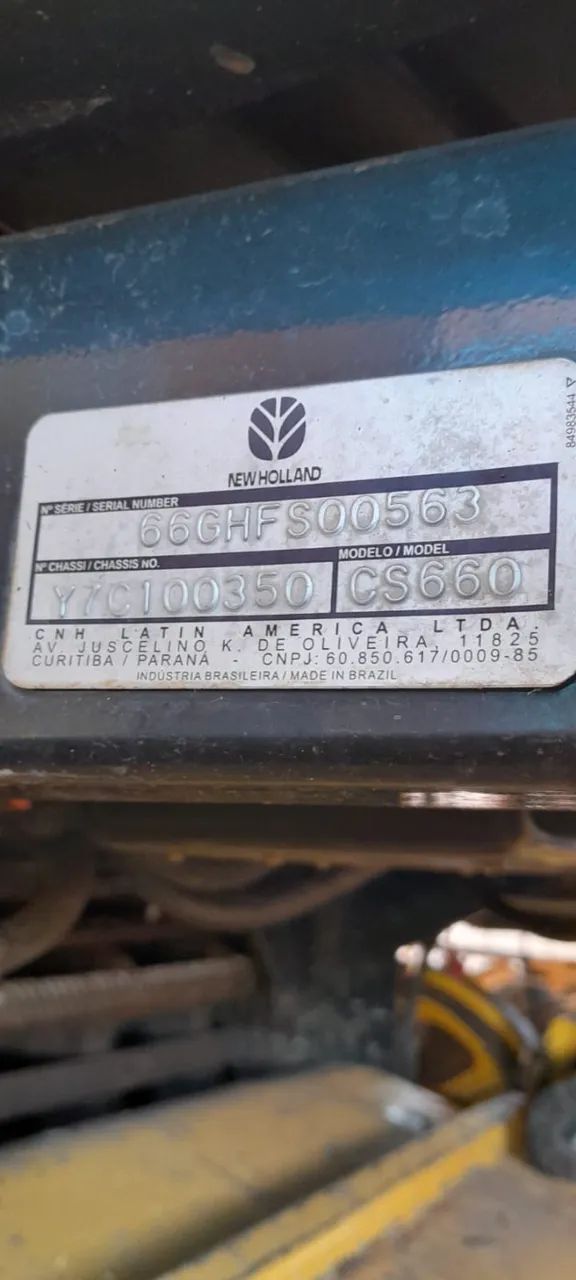 Colheitadeira New Holland CS 660 - Arrozeira - 2007 - Plataforma 30P Caracol - Foto 4
