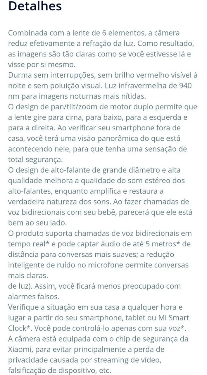 Câmera de Segurança Xiaomi C400 - Foto 5