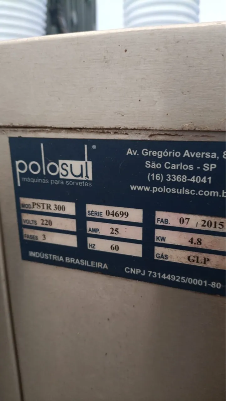 Máquina de Sorvete Polosul PSTR 300
