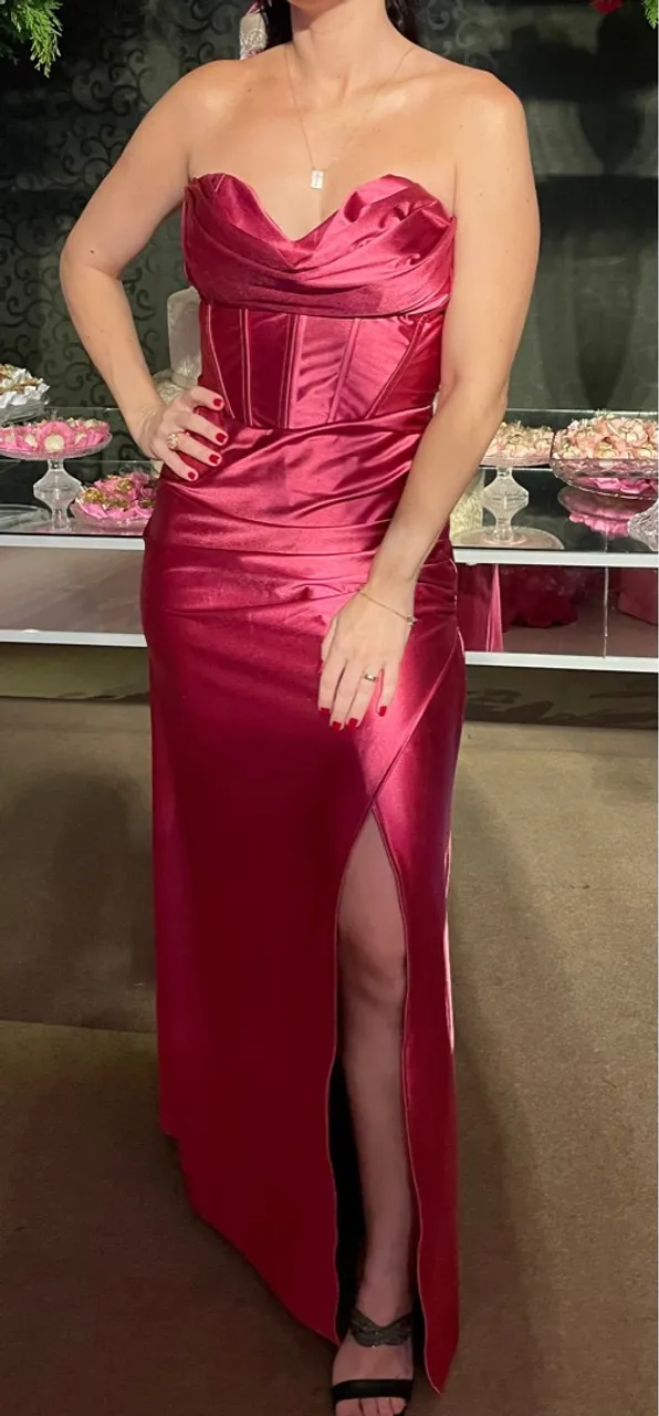 Vestido de Festa Rosa