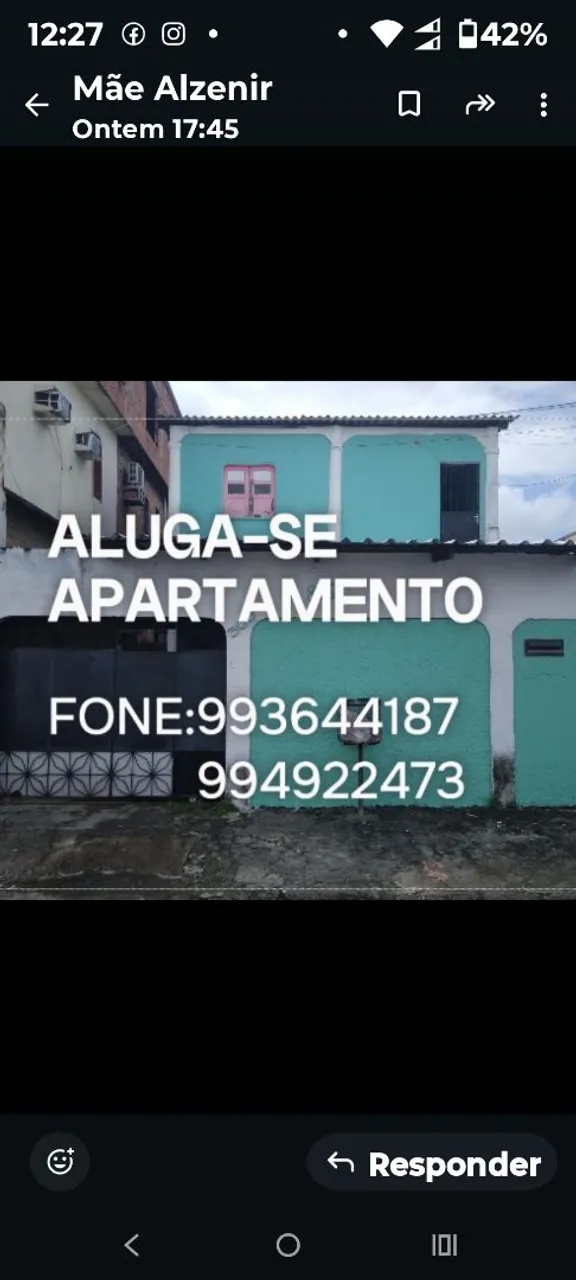 Alugo apto são José 1