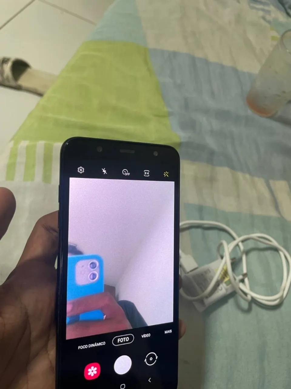 a6 plus 64gb cor preto celular samsumg com carregador