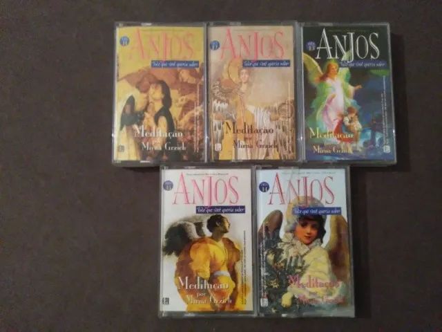 Meditando com os Anjos. Coleção de fitas k7. - Foto 4