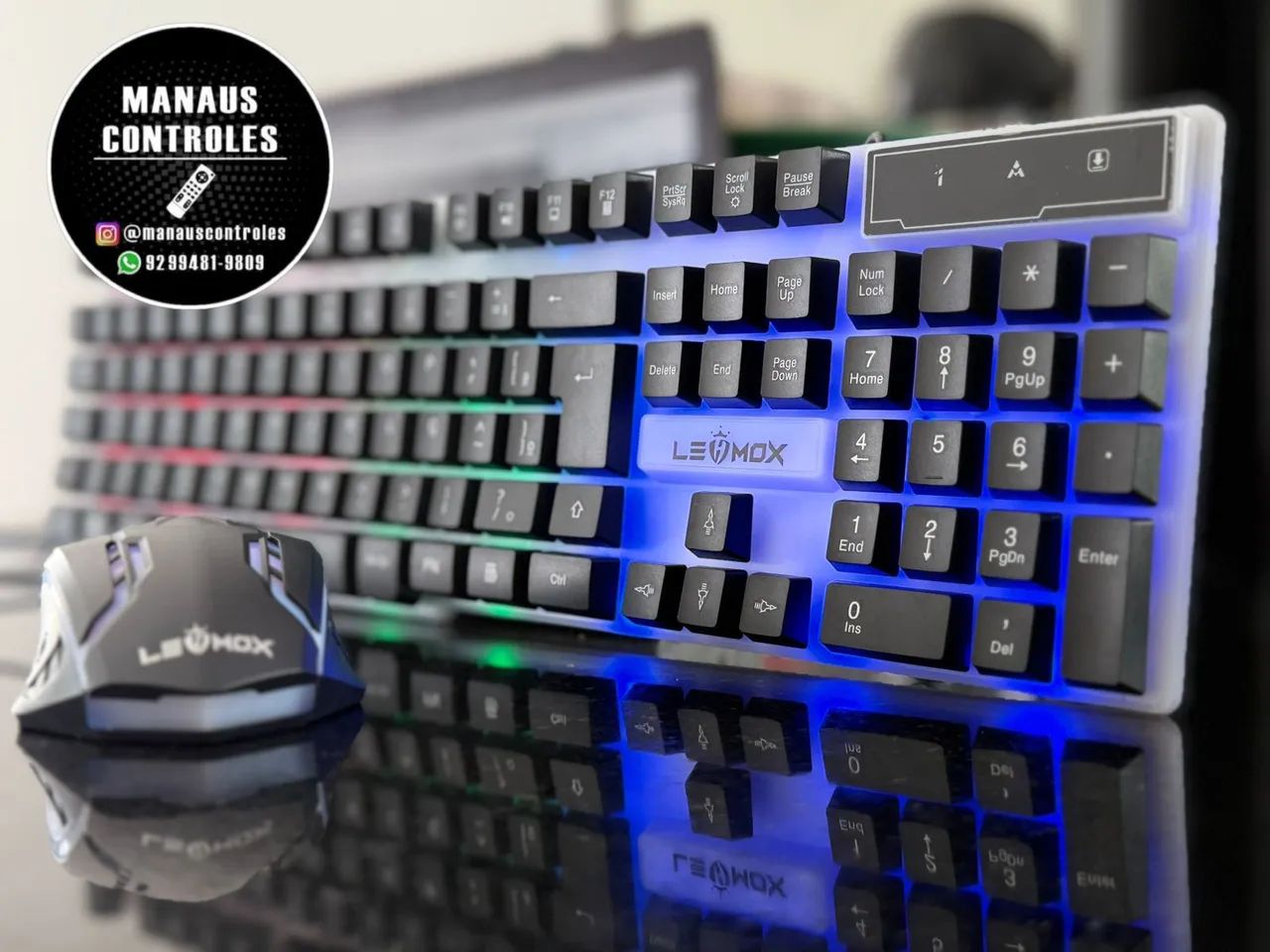 Kit Gamer Teclado e Mouse 