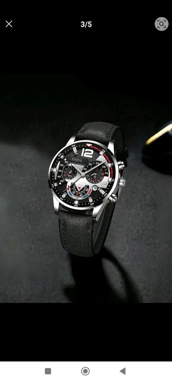 Relógios Masculinos de Luxo - Kit com 3 Relógios - Foto 3