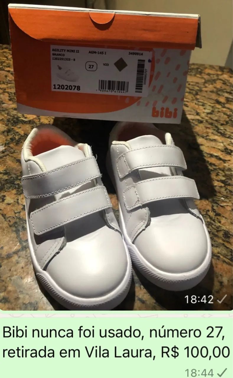 Tênis vários números e marcas 