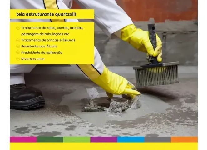 TELA POLIESTER 73CMX10MT QUARTZOLIT - Foto 2