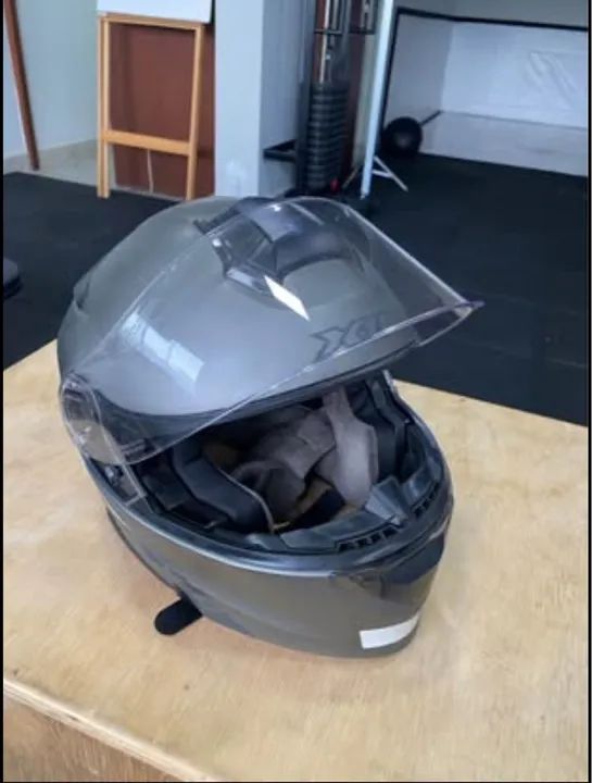Capacete X11 Turner (Robocop) Cinza - Foto 3