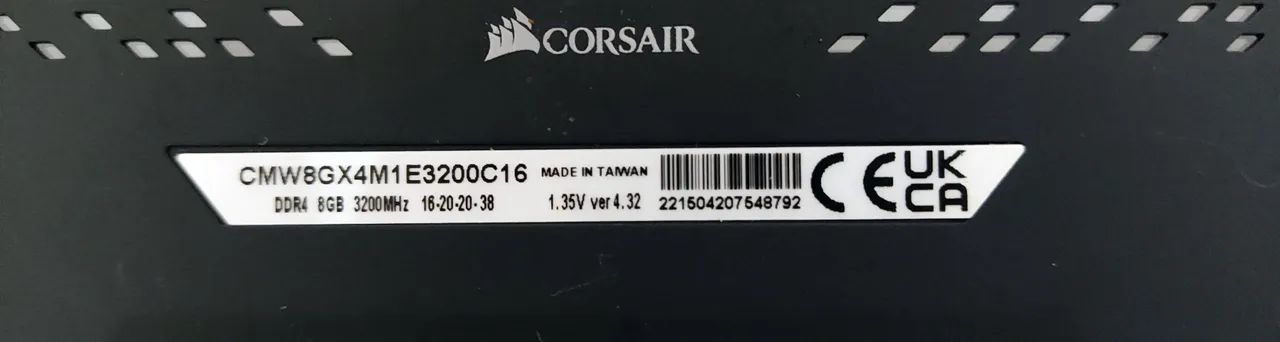 Corsair Vengeance RGB PRO DDR4 8GB 3200Mhz CL16 CMW8GX4M1E3200C16 - Foto 3