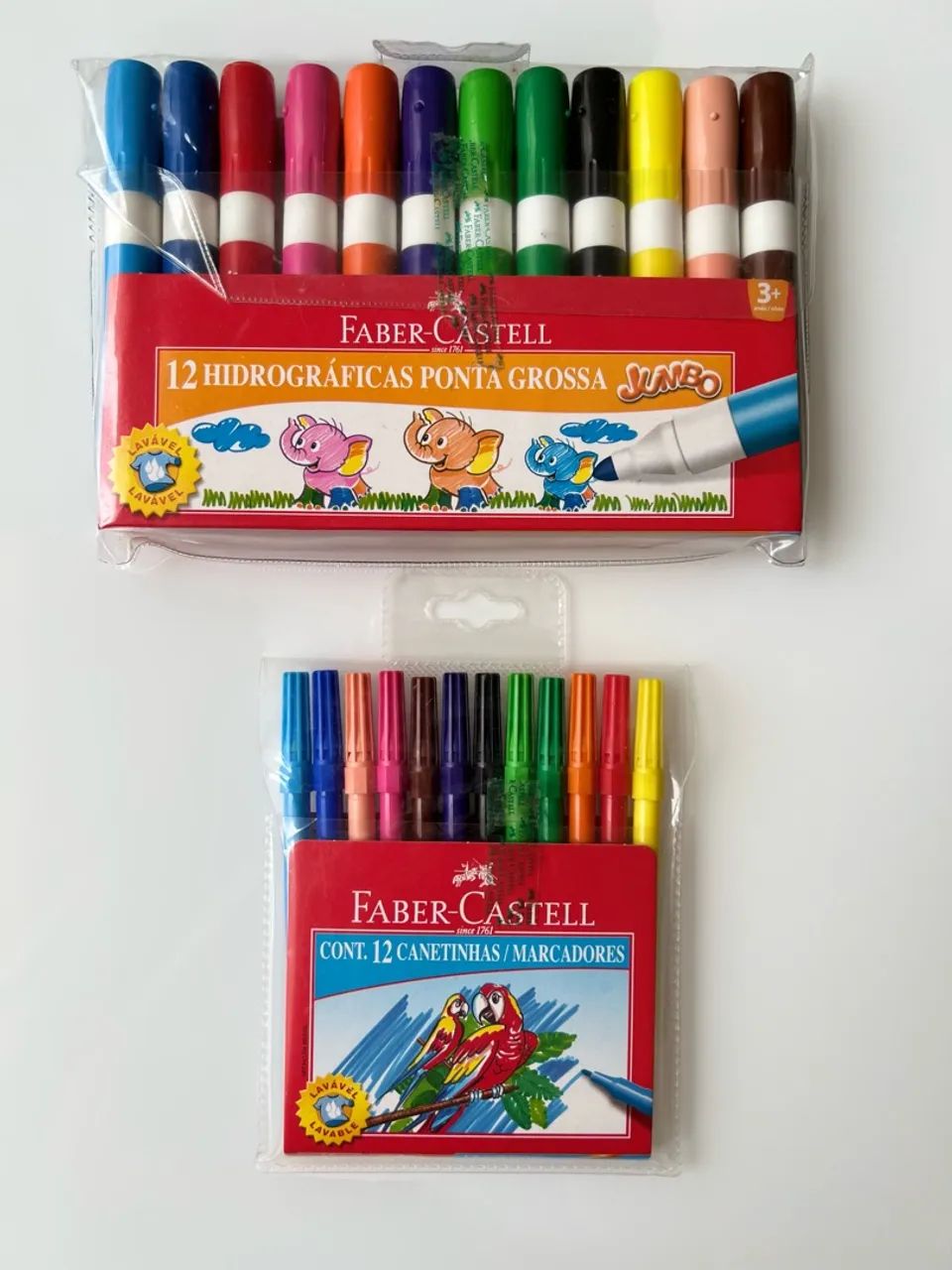Kit escolar canetinhas + lápis de cor  - Foto 4