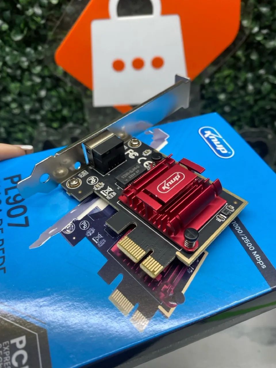 Placa de Rede PCIe Gigabit 1000/2500 Mbps Kworld