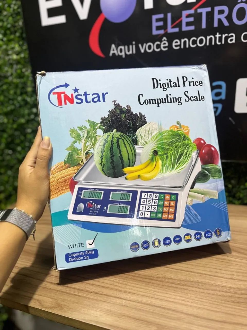 Balança Comercial - 40Kg - Tnstar Digital Price 