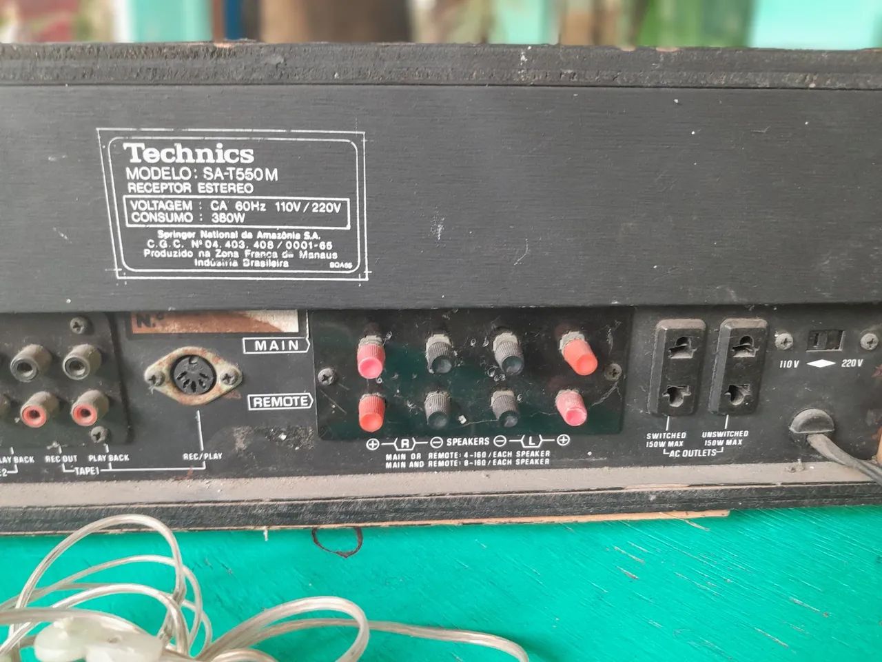 Receiver Technics T550M. (1973) Funcionando perfeitamente.  - Foto 2