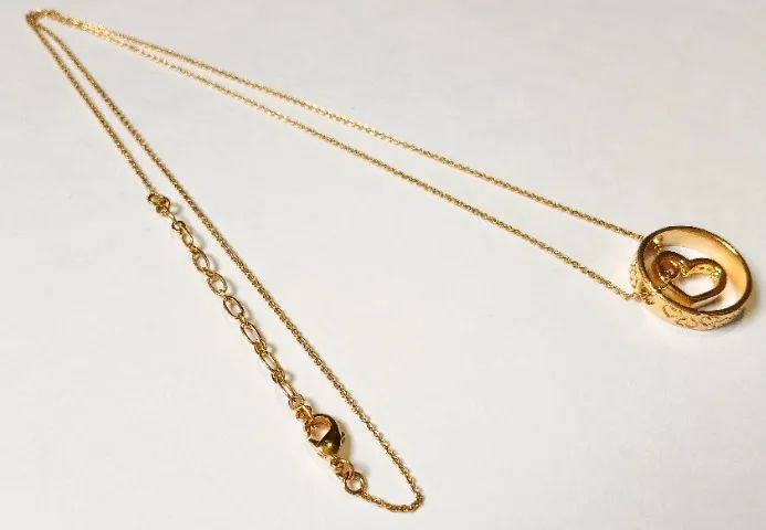Colar com Pingente de Coração Banhado a Ouro 18K - Amor e Sofisticação - Foto 3