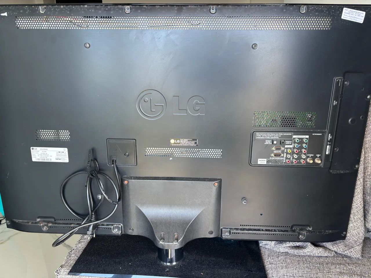 Vendo Tv De Led Lg 42lv3500 Com Base Seminova - Foto 6