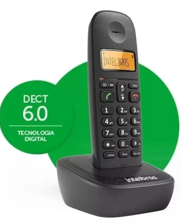 Telefone Sem Fio Digital Intelbras TS 2510 - Novo! - Foto 5
