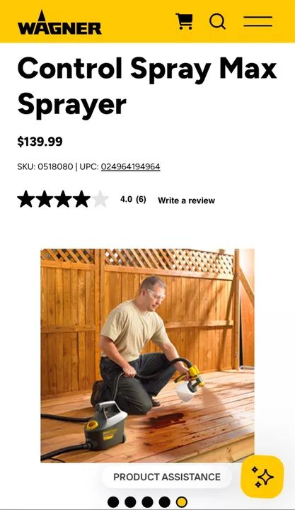 Pistola pintura Max Wagner com compressor - Foto 2