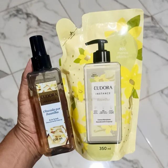 Combo Eudora Baunilha Body Splash + Refil Hidratante - Foto 4
