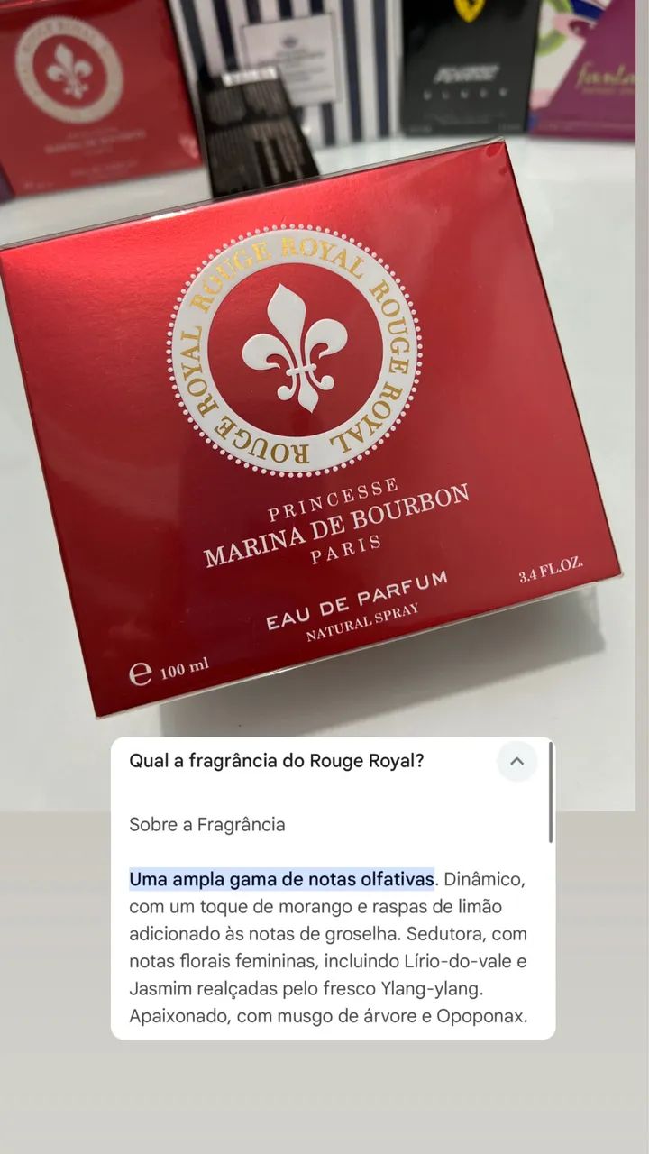 Perfume Marina bourbon rogue royal 100ml - Foto 2