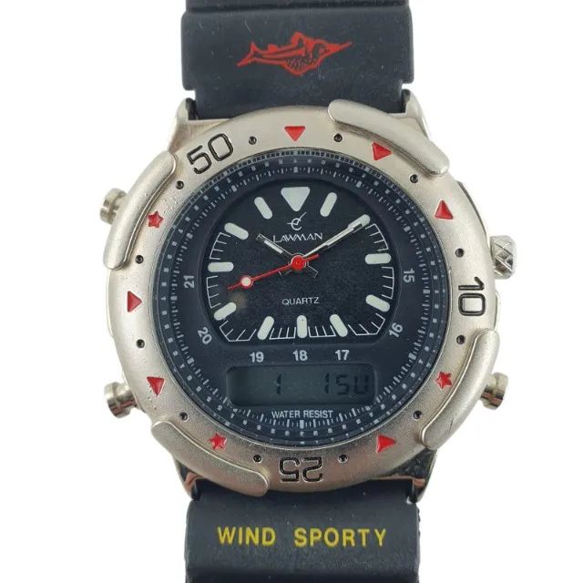 Relógio Lawman Water Wind WML Vintage Unissex Raridade