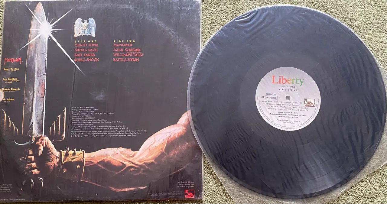 Lp - Manowar Battle Hymns - Foto 2