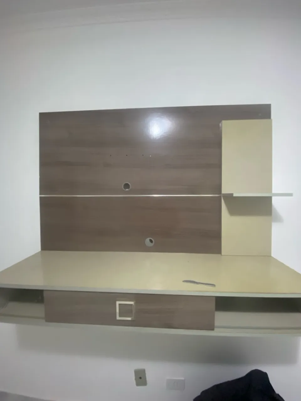 Painel para TV com rack