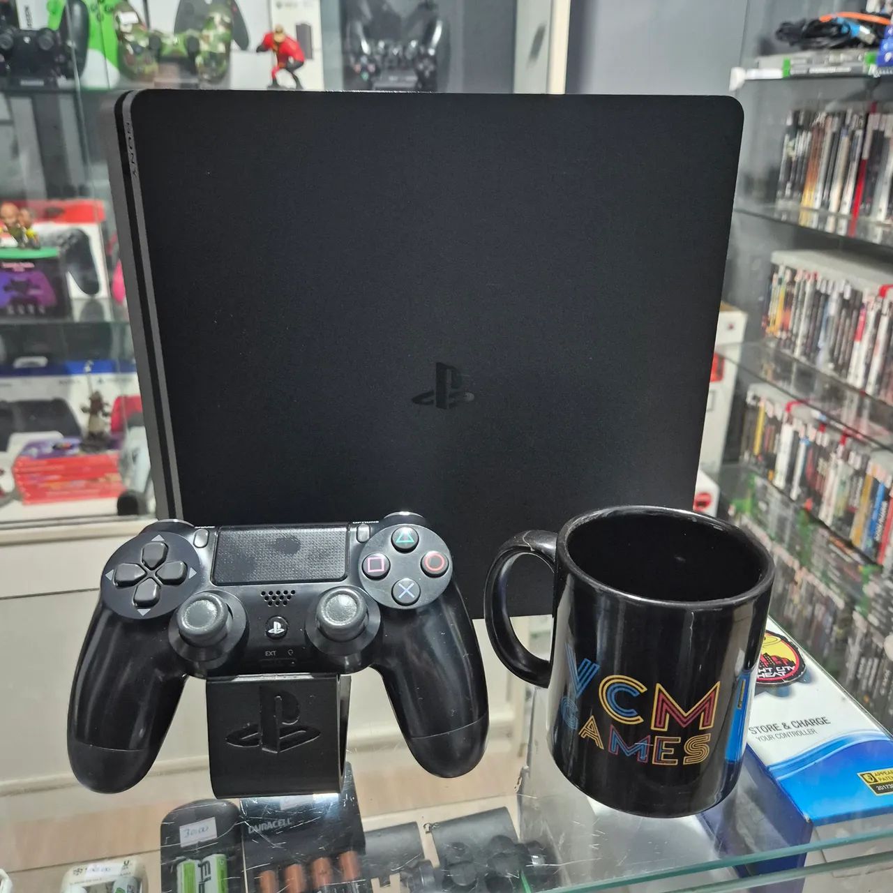 PS4 Slim 1tb, Garantia, Aceito usado de entrada, Aceitamos Cartão ate 18x
