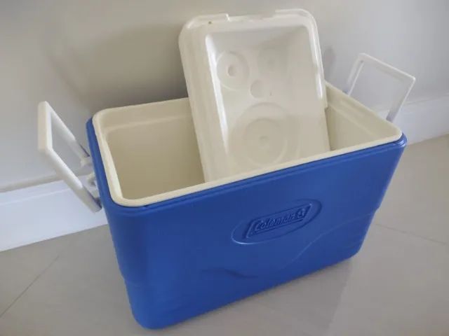 Caixa Térmica Coleman azul de 26,5 Litros - Nunca utilizada! - Foto 3