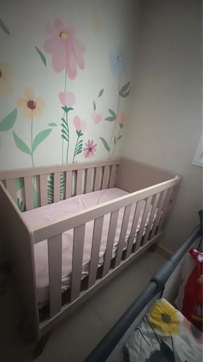 Berço Rosa Fosco Americano - Foto 2