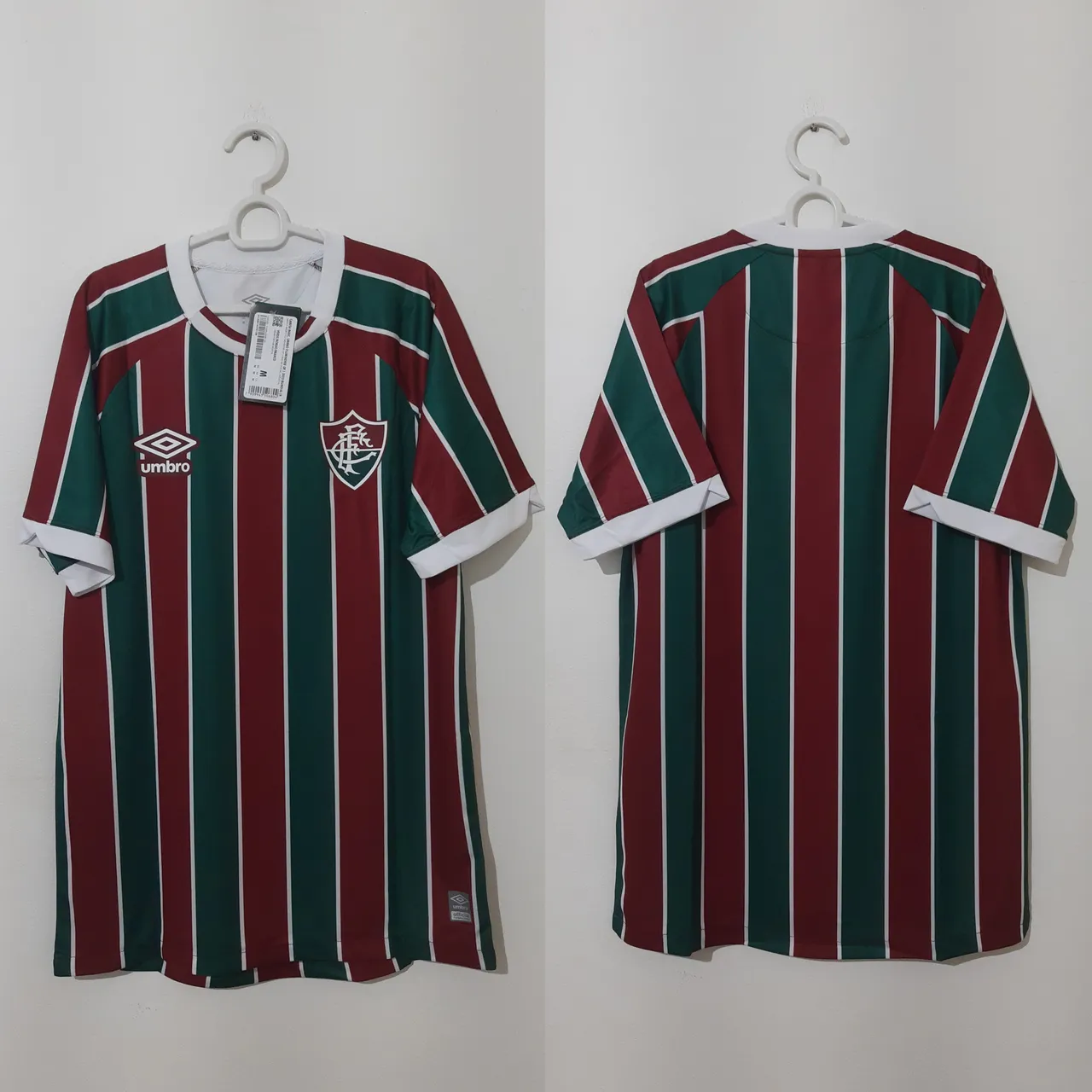 Camisa Fluminense Umbro 2023 Modelo Jogador Mundial FIFA 2023