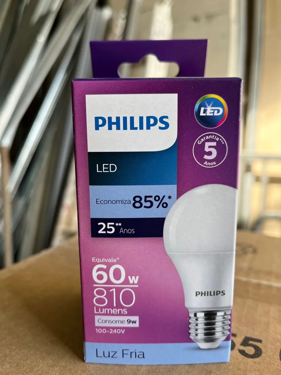 Lâmpada LED 60W Philips 810 Lumens - Foto 3