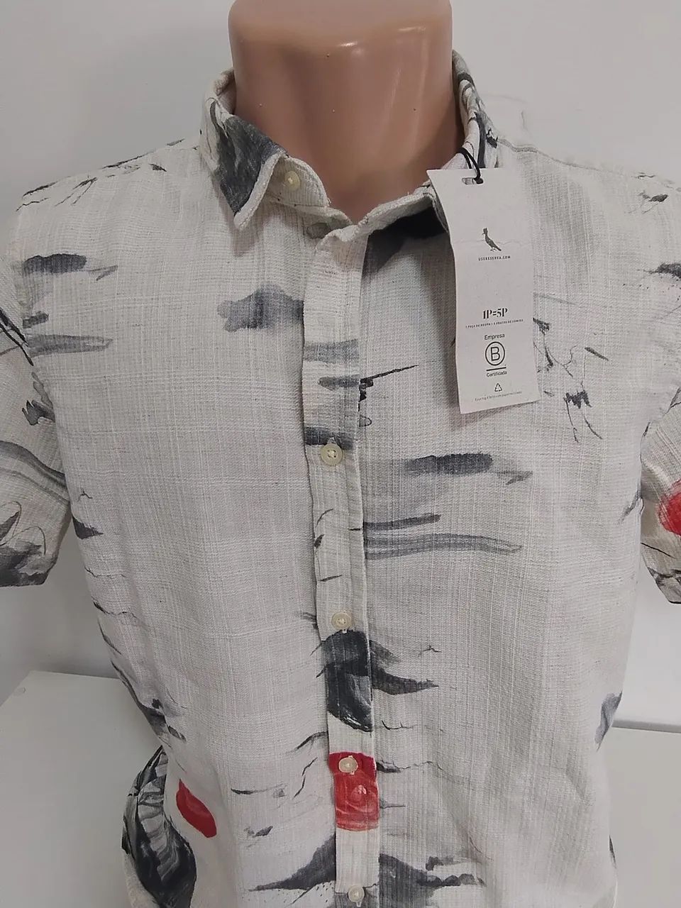 Camisa Reserva Estampada Verão -G<br><br>Cor: - Foto 3