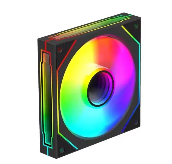 Ventoinha Prism 6 Pro, 120mm, ARGB, Efeito Espelho Infinito,  Preto.