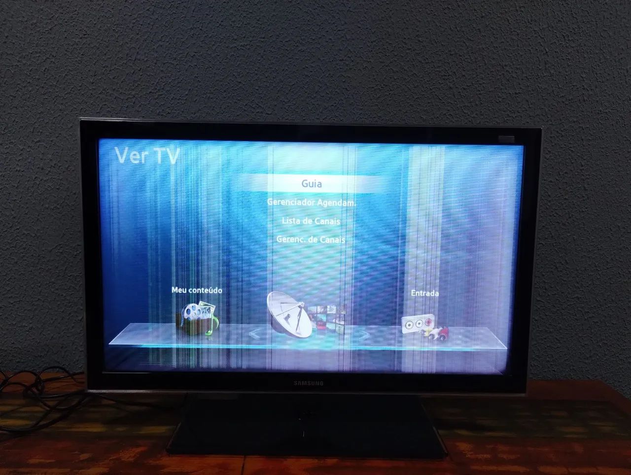 TV Samsung com tela quebrada - Foto 2