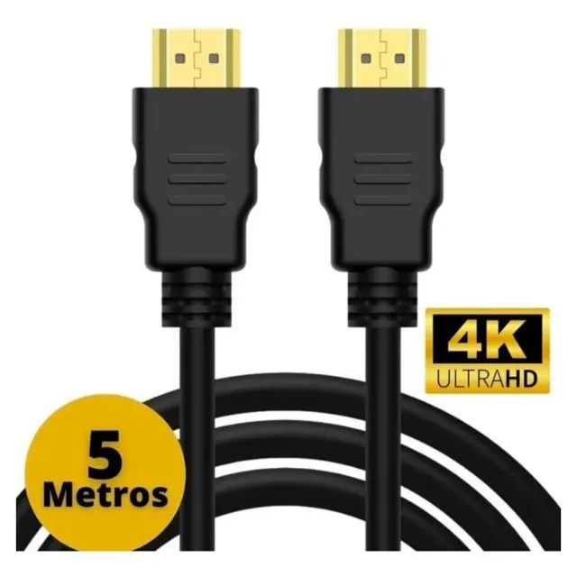 Cabo Hdmi 5m Metros 4k 3d  - Foto 2