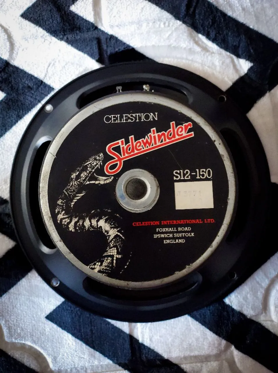 (1987) Celestion Sidewinder S12-150 - Made in UK - RARIDADE