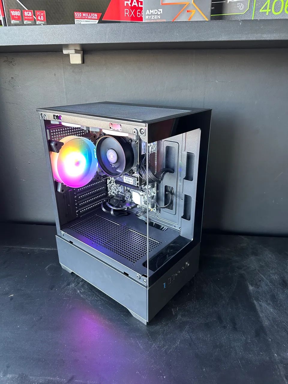 PC Gamer Ryzen 3 3200G Vega 8 SSD 256GB 8GB RAM Fonte 500W - Foto 2