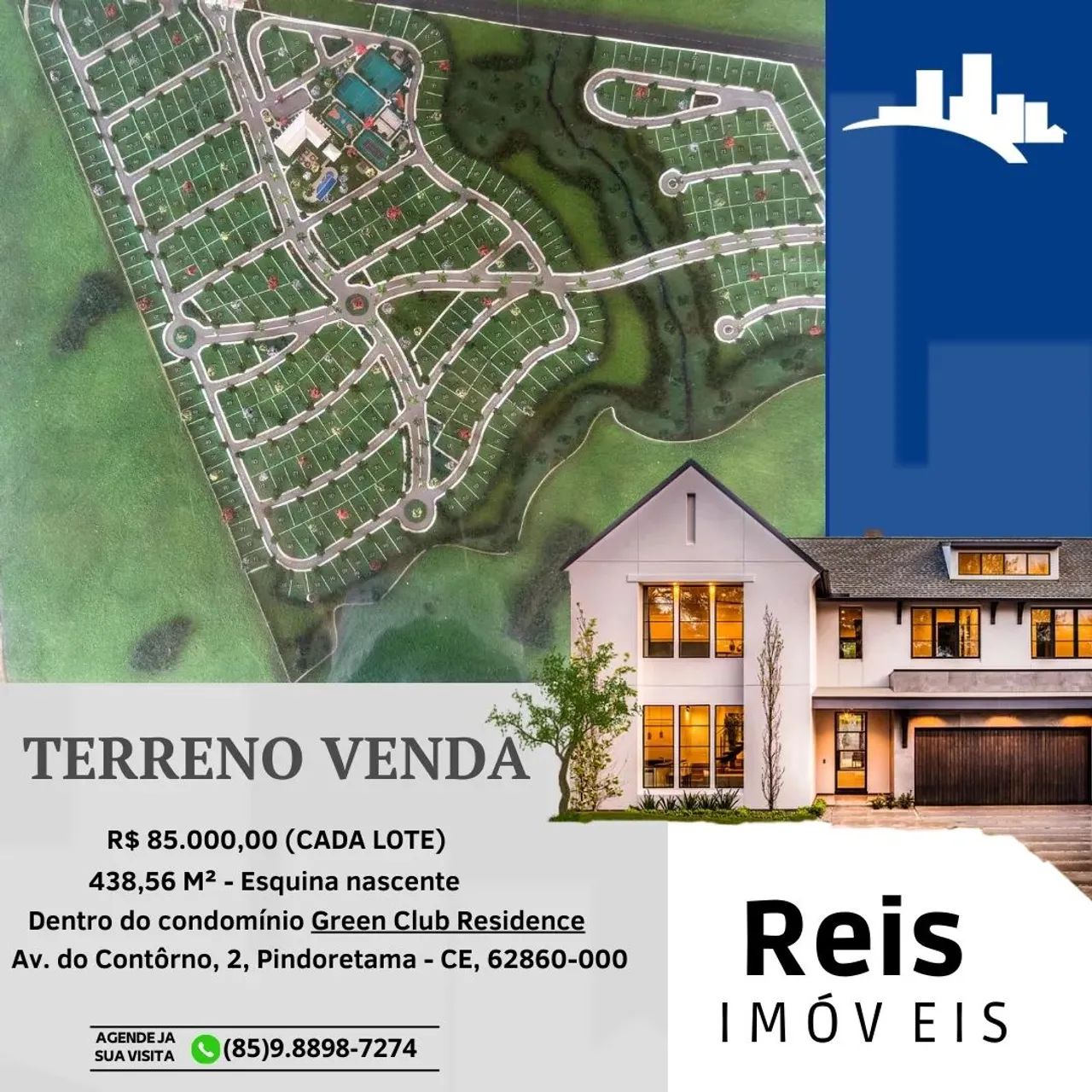 TERRENO VENDA - CONDOMÍNIO GREEN CLUB.