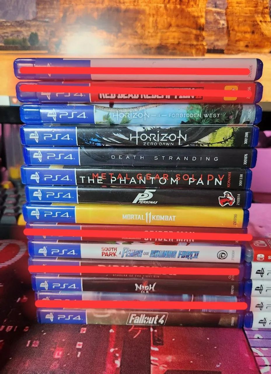 Jogos diversos PS4/PS5 - Jogos de Vídeo Game - Jardim das Américas