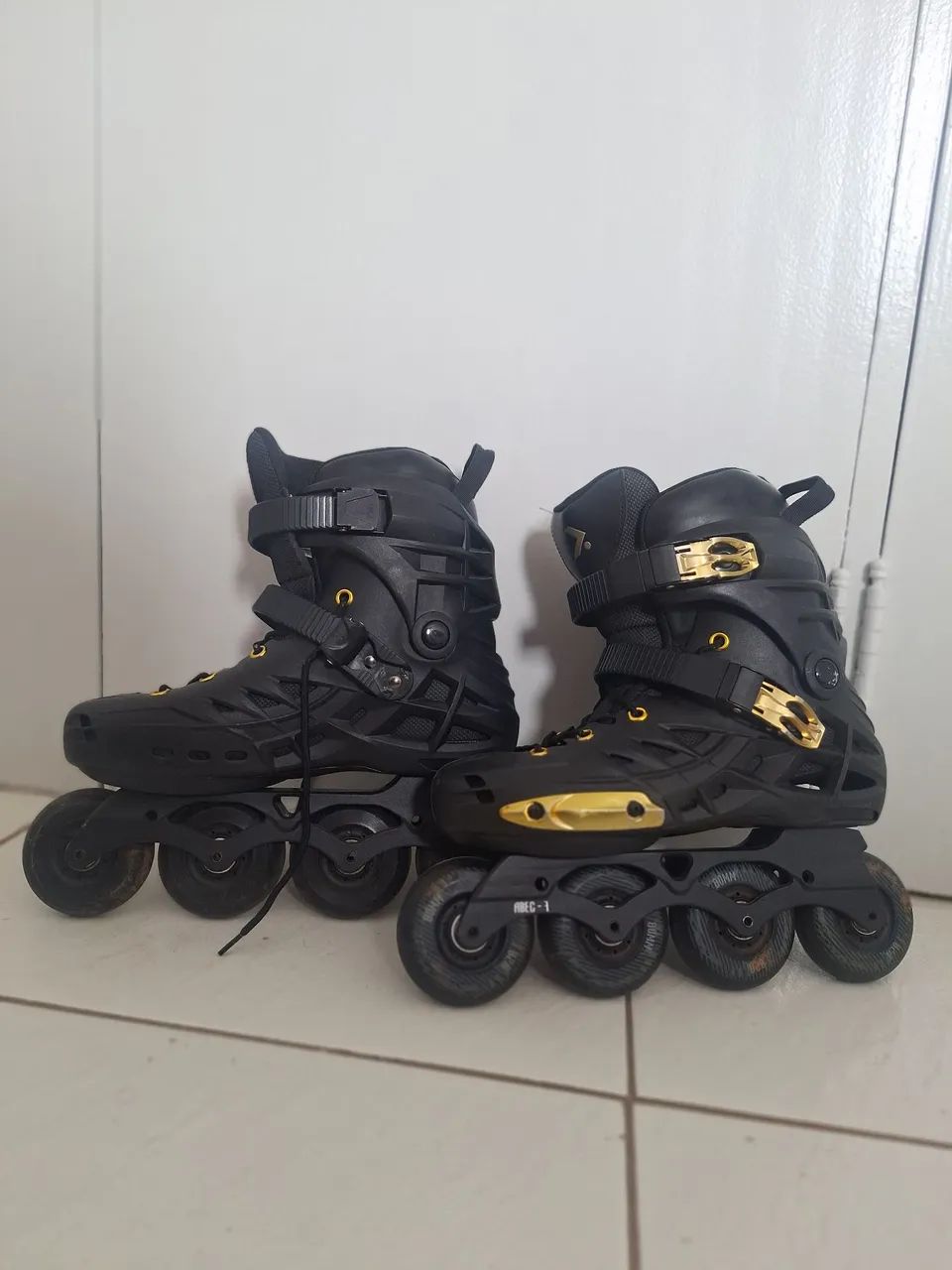 Vendo Patins Oxer Darkness Gold - Foto 4
