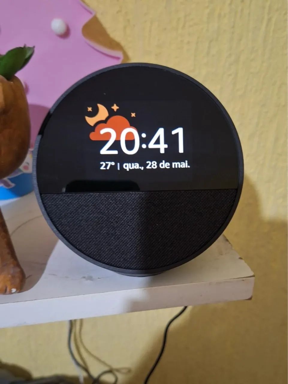 Assistente Virtual Echo Spot - Alexa - Nova e Lacrada - Foto 4