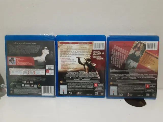 Kit 03 blu-rays - V de Vingança, Cisne Negro e 300 - ORIGINAIS - Foto 2