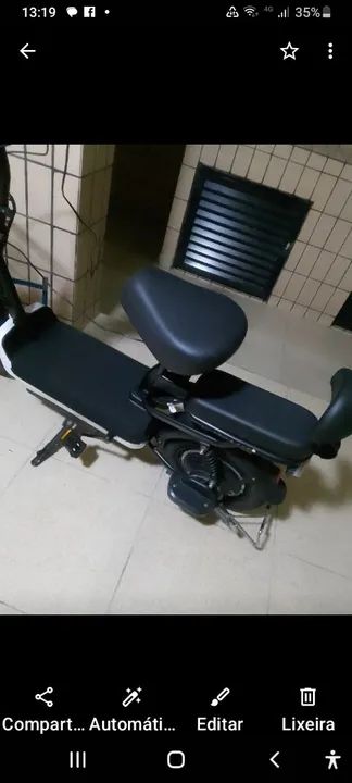 Moto elétrica Tailing com baterias de chumbo novas e super conservada. conservada! - Foto 2