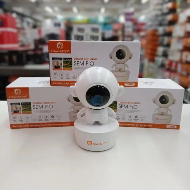 Câmera Inteligente Sem Fio Baba Eletronica Vigilancia Cm-05 HMASTON - Foto 4
