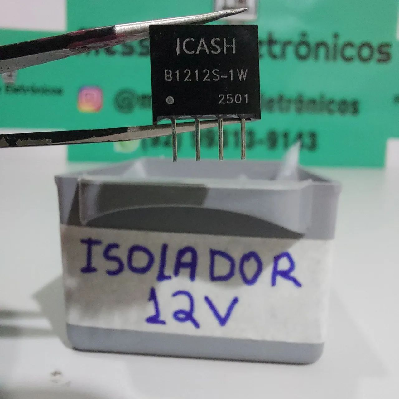 Isolador DC-DC B1212S-1W 