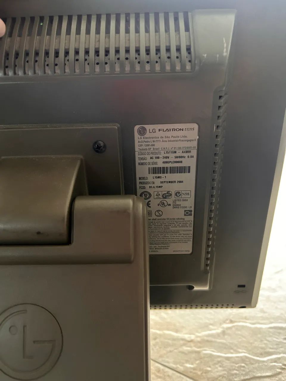 Monitor LG Flatron L1511S